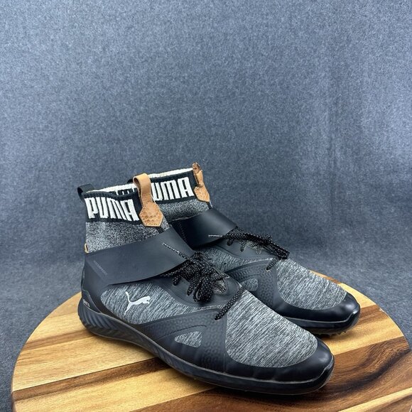 PUMA Power Adapt Hi Top Golf Black Synthetic Mens Size 11.5 Trainers 189932 02 - Picture 2 of 10